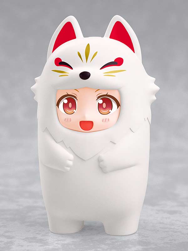 (PO) Nendoroid More Kigurumi Face Parts Case White Kitsune Image_2