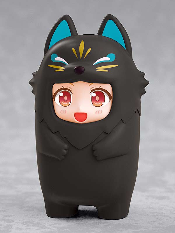 (PO) Nendoroid More Kigurumi Face Parts Case Black Kitsune Image_2