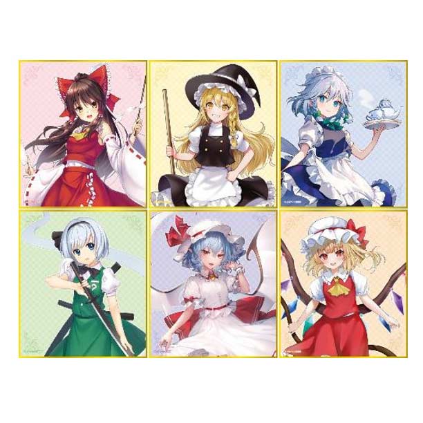 (PO) Touhou Project Mini Shikishi Collection [BOX] Image_1