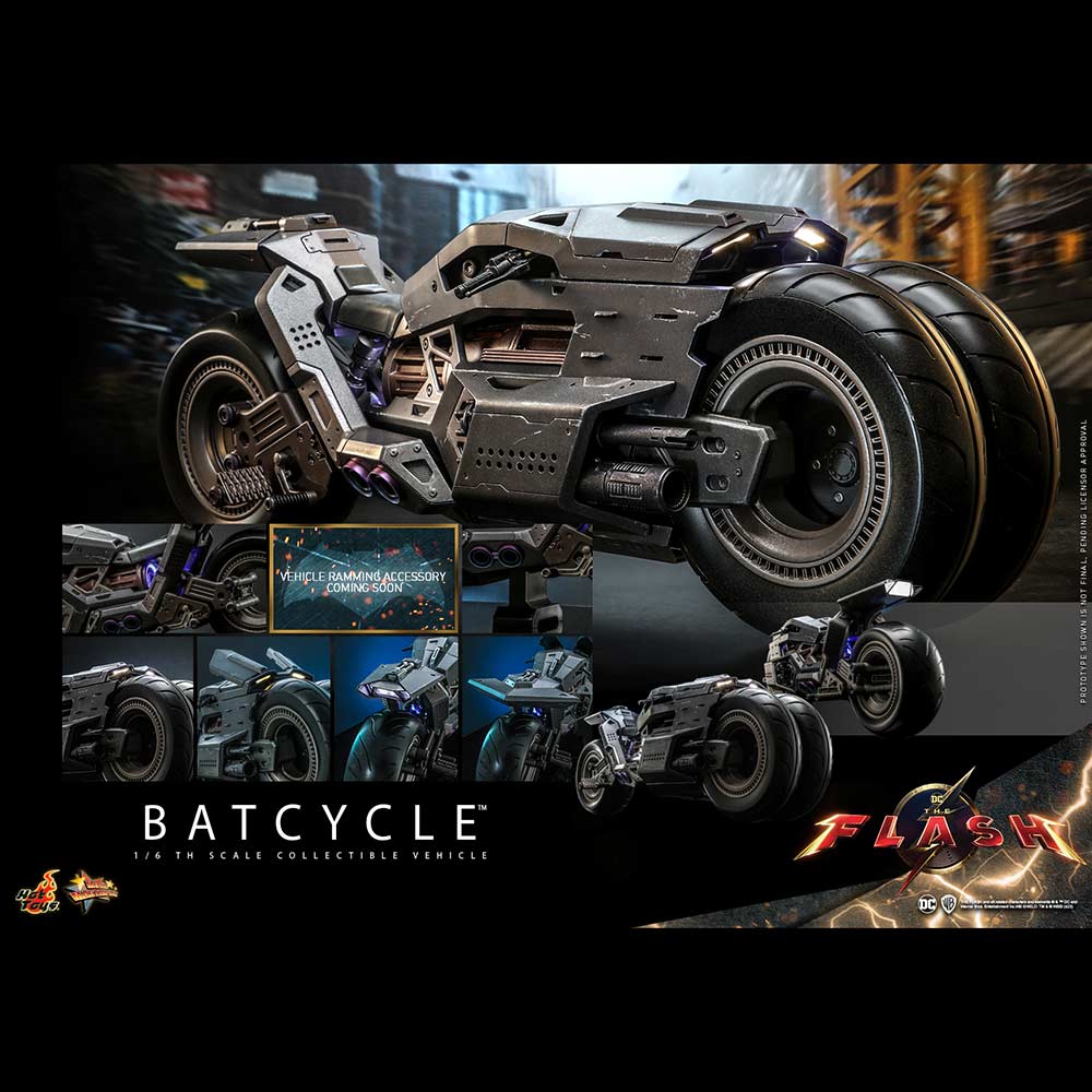(PO) Movie Masterpiece Series MMS704 - The Flash - Batcycle Image_1