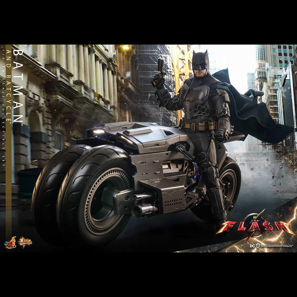 (PO) Movie Masterpiece Series MMS705 - The Flash - Batman & Batcycle Image_4