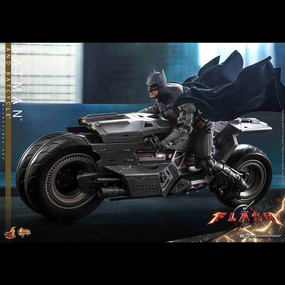 (PO) Movie Masterpiece Series MMS705 - The Flash - Batman & Batcycle Image_5