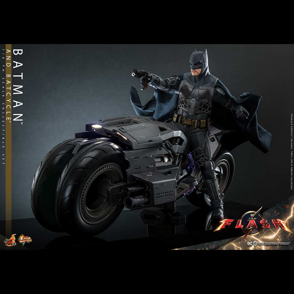 (PO) Movie Masterpiece Series MMS705 - The Flash - Batman & Batcycle Image_7