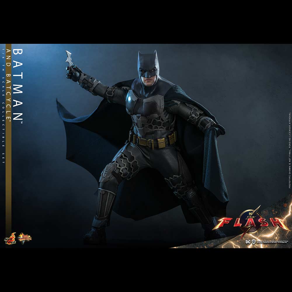 (PO) Movie Masterpiece Series MMS705 - The Flash - Batman & Batcycle Image_10