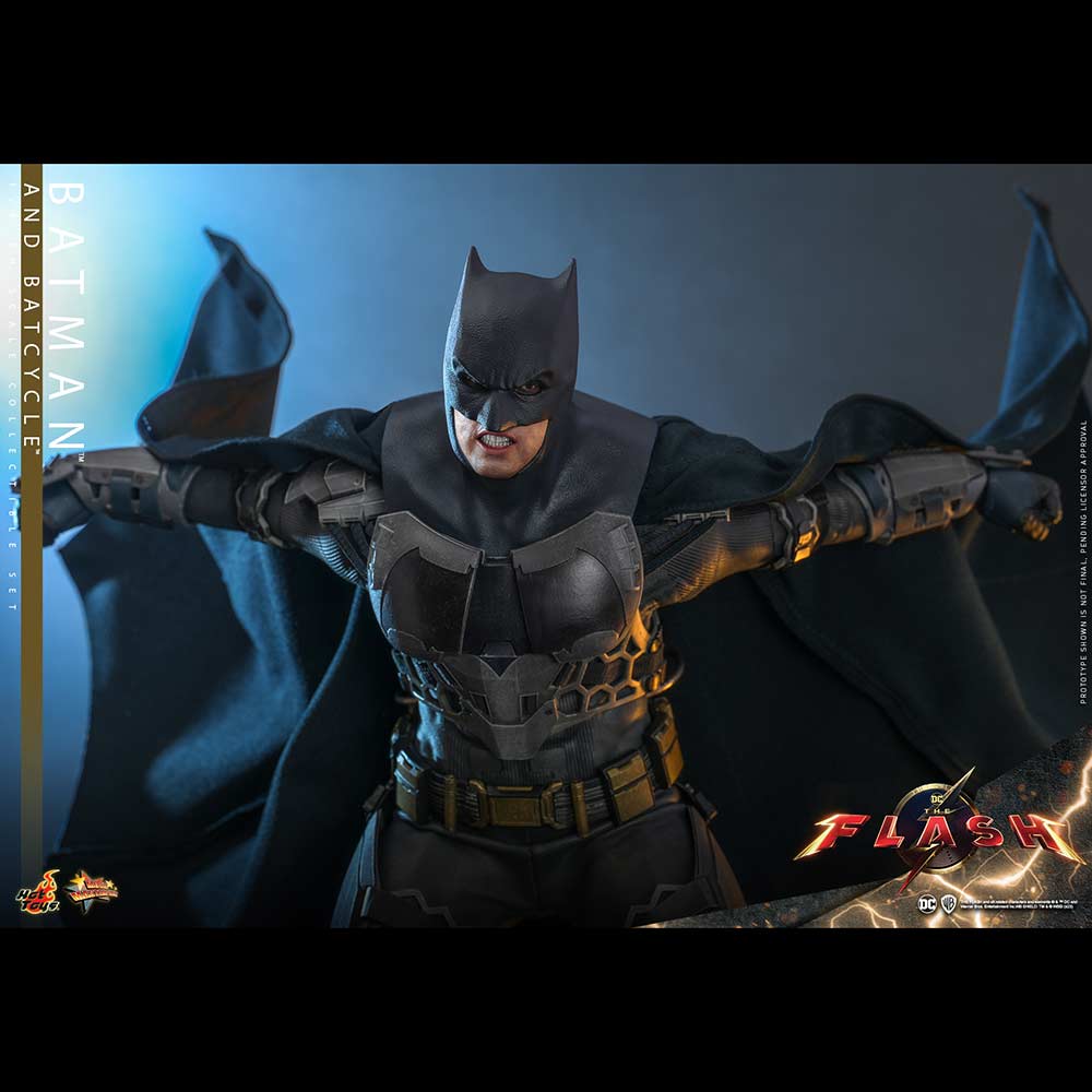 (PO) Movie Masterpiece Series MMS705 - The Flash - Batman & Batcycle Image_12