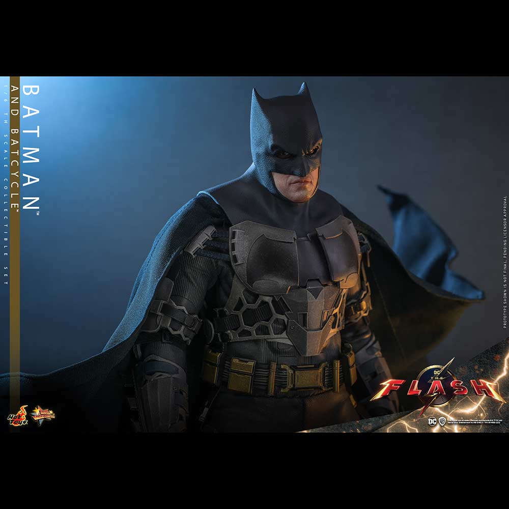 (PO) Movie Masterpiece Series MMS705 - The Flash - Batman & Batcycle Image_13