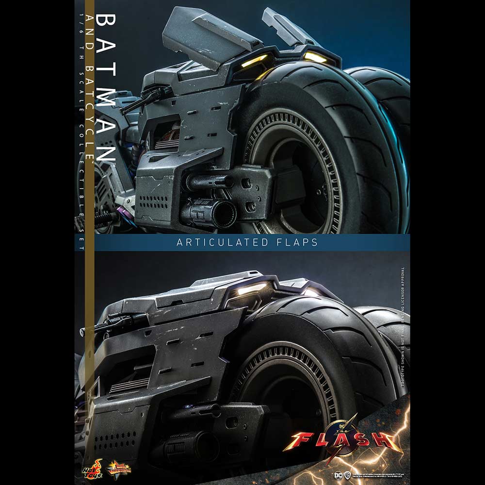 (PO) Movie Masterpiece Series MMS705 - The Flash - Batman & Batcycle Image_21