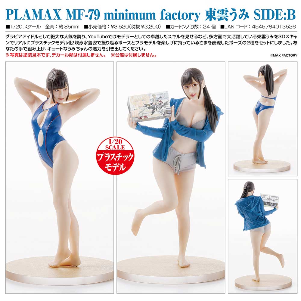 (PO) PLAMAX MF-79 minimum factory Umi Shinonome SIDE: B Image_1
