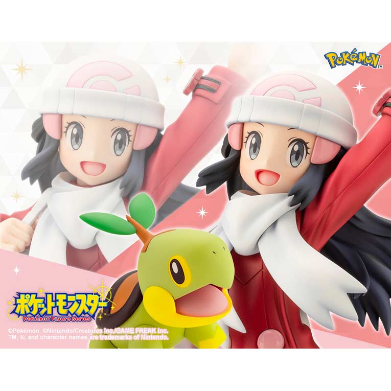 (PO) Pokémon Dawn with Turtwig ARTFX J Statue Image_1
