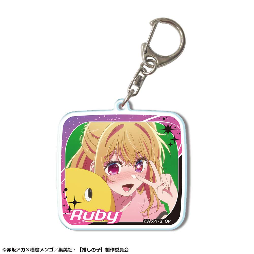 (PO) Oshi no Ko Acrylic Key Chain Design 06 Ruby B Image_1