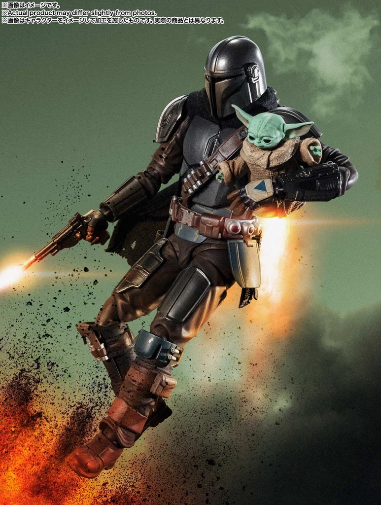 (PO) S.H.Figuarts Star Wars: The Mandalorian - Mandalorian & Grogu  Image_13