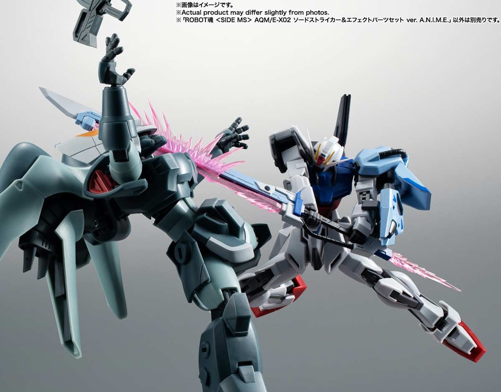 (PO) Robot Spirits Side MS Gundam SEED AQM/E-X02 Sword Striker & Effect Parts Set Ver. A.N.I.M.E. Image_7