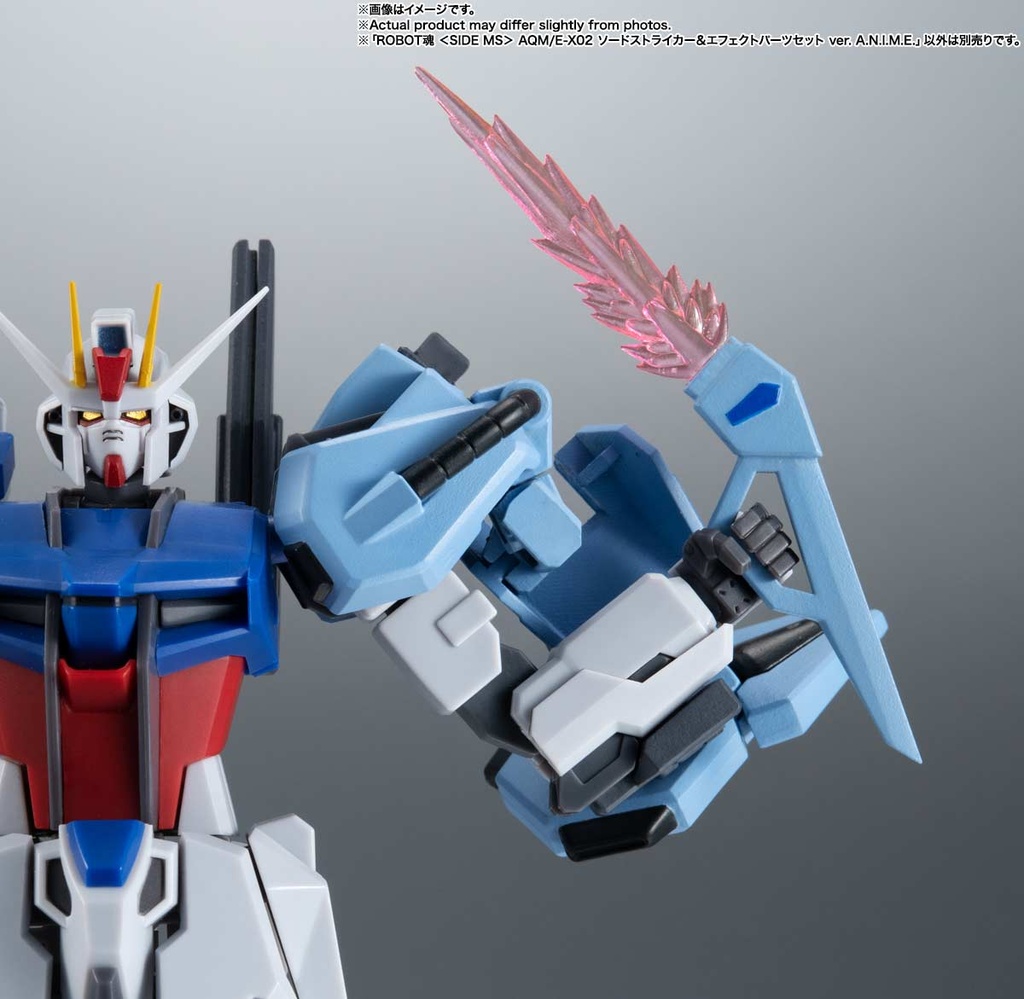 (PO) Robot Spirits Side MS Gundam SEED AQM/E-X02 Sword Striker & Effect Parts Set Ver. A.N.I.M.E. Image_8