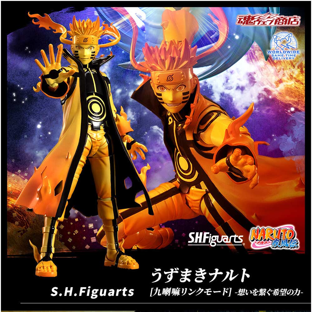 (PO) S.H.Figuarts Naruto Shippuden - Uzumaki Naruto [Kurama Link Mode] Courageous Strength That Binds Image_1