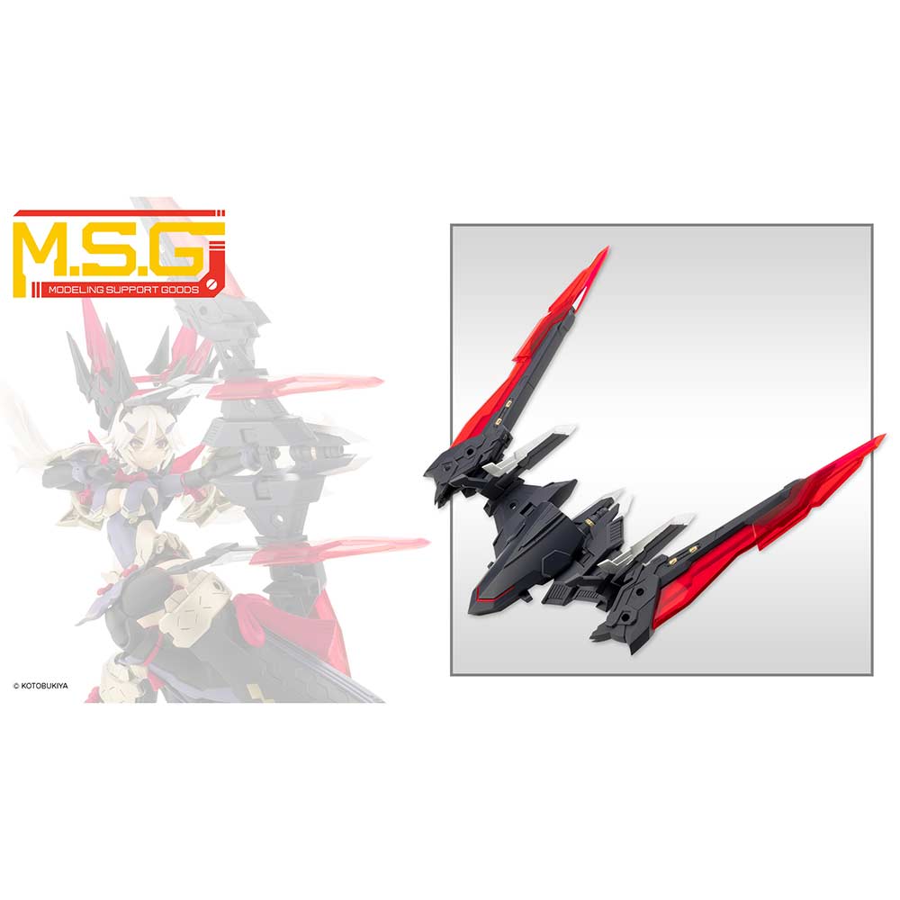 (PO) M.S.G Modeling Support Goods Heavy Weapon Unit 42 Exenith Wing Black Ver. Image_1