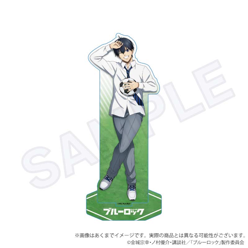 (PO) Blue Lock Acrylic Stand Nekorobi Ver. Isagi Yoichi Image_1