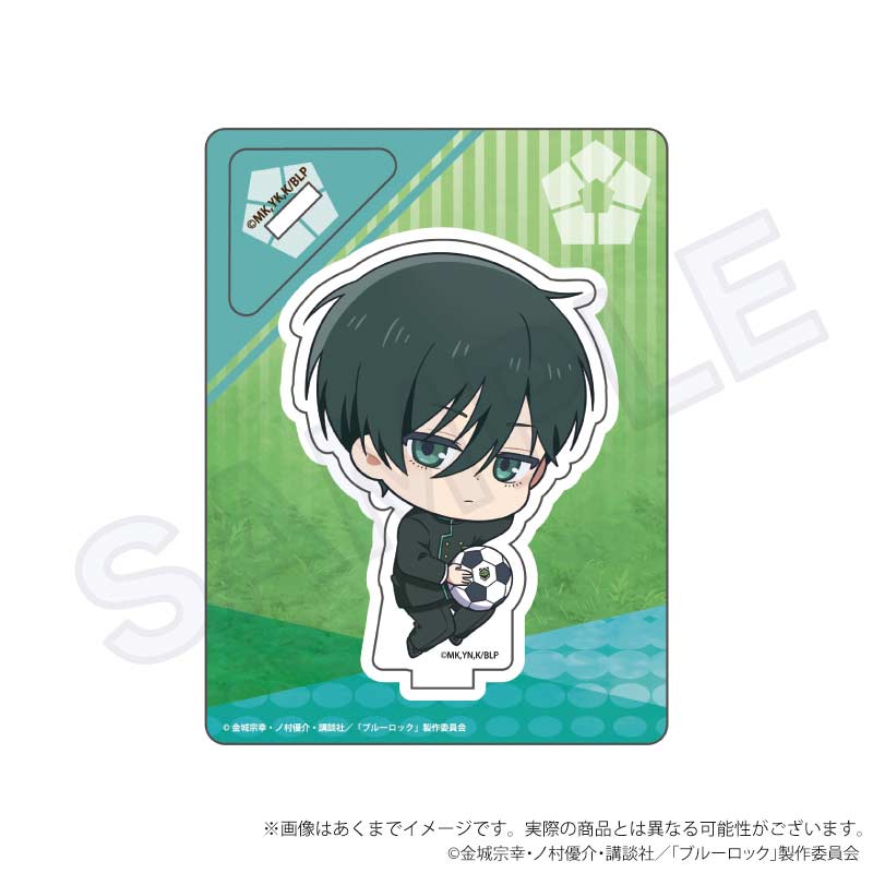 (PO) Blue Lock Mini Character Stand Nekorobi Ver. Itoshi Rin Image_1