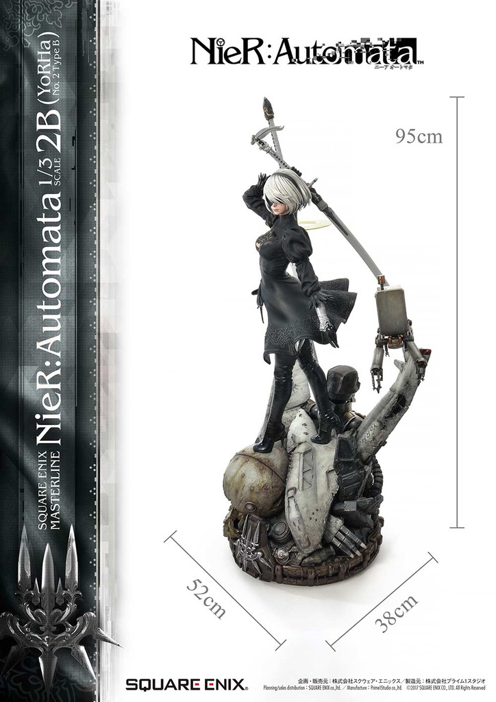 (PO) SQUARE ENIX MASTERLINE NieR:Automata 1/3 Scale - 2B (YoRHa No.2 Type B) Image_24