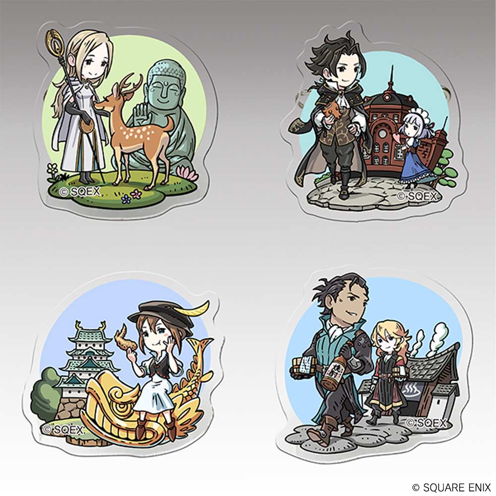(PO) Octopath Traveler Gotouchi Acrylic Badge [BOX] Image_2