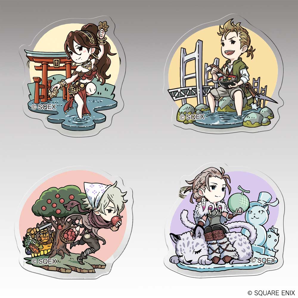(PO) Octopath Traveler Gotouchi Acrylic Badge [BOX] Image_3