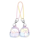 (PO) Sumikkogurashi Aurora Pair Acrylic Key Chain Sumikko Baby / Shirokuma & Neko Image_1
