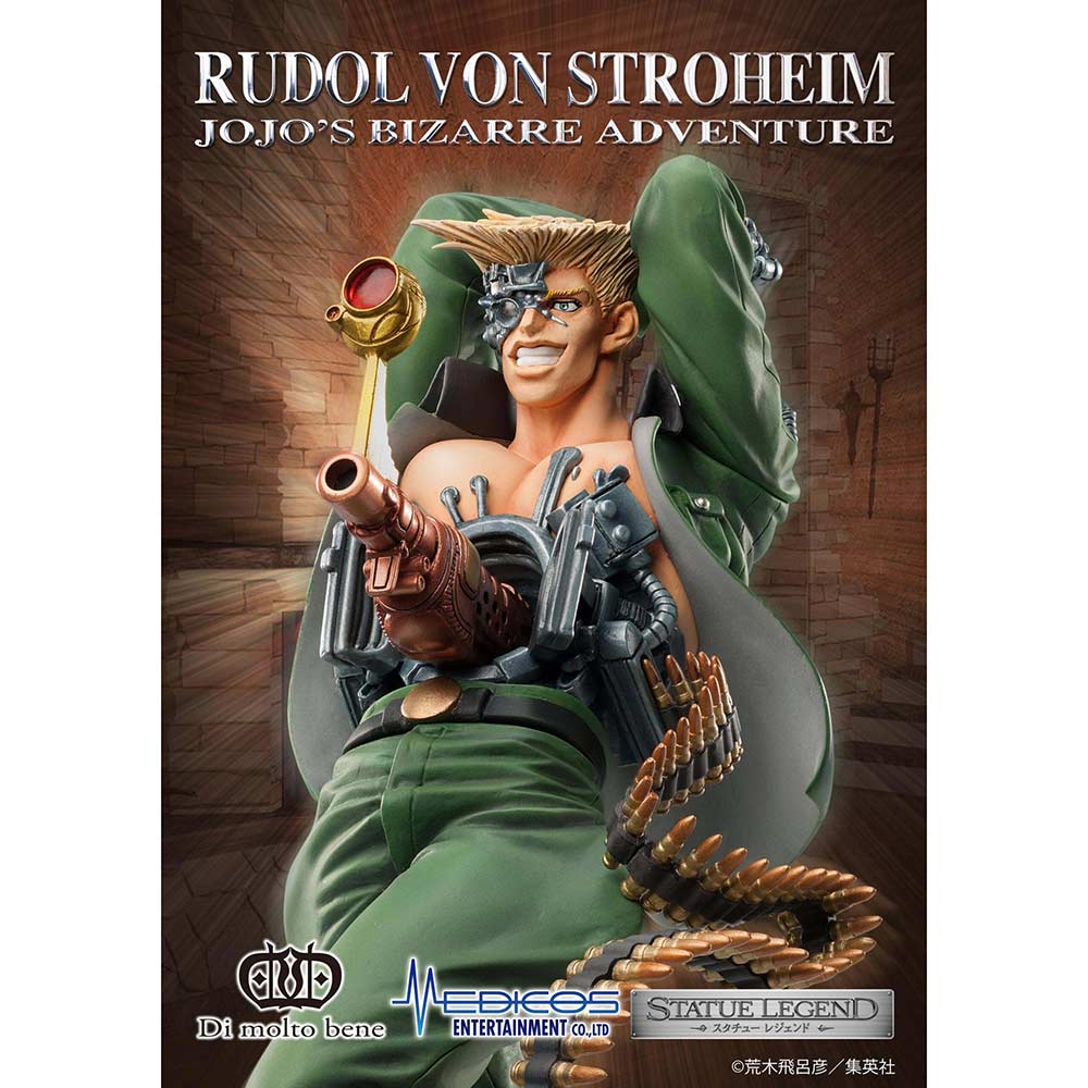(PO) Statue Legend JoJo's Bizarre Adventure Part II - Rudol Von Stroheim (Re-issue) Image_6