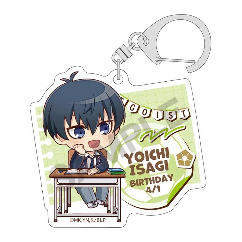 (PO) Blue Lock Trading Acrylic Key Chain PetitCru [BOX] Image_2