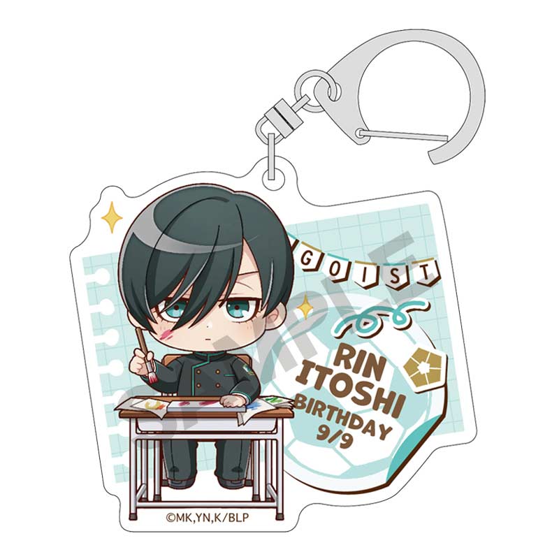 (PO) Blue Lock Trading Acrylic Key Chain PetitCru [BOX] Image_8