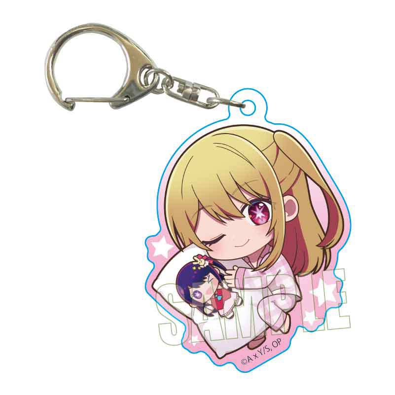 (PO) GyuGyutto Acrylic Key Chain Oshi no Ko - Ruby Oyasumi Ver. Image_1