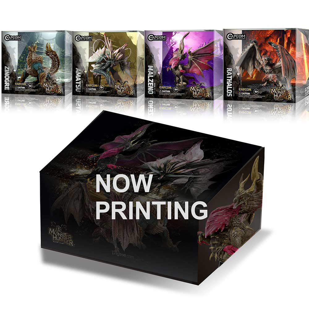 (PO) Capcom Figure Builder Cube Monster Hunter Box Set (Rathalos / Zinogre / Malzeno / Amatsu) Image_2