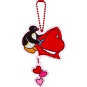 (PO) Pingu Acrylic Key Chain Heart Image_1
