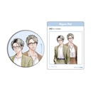 (PO) Can Badge & Acrylic Card Set Natsume Tsuno Works 01 Waru / Yankee Gap Moe Megane BL Fair (Original Illustration) Image_1