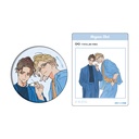 (PO) Can Badge & Acrylic Card Set Guri Nojiro Works 01 Waru / Yankee Gap Moe Megane BL Fair (Original Illustration) Image_1