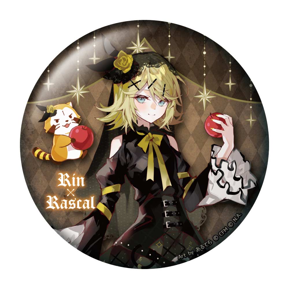 (PO) Hatsune Miku x Rascal the Raccoon 2023 Large Can Badge Collection [BOX] Image_3