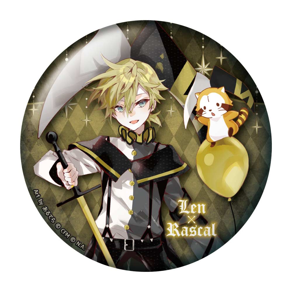 (PO) Hatsune Miku x Rascal the Raccoon 2023 Large Can Badge Collection [BOX] Image_4