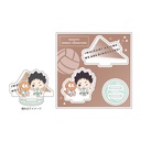 (PO) Acrylic Figure Plate Haikyu!! x Sanrio Characters 06 Iwaizumi Hajime / We Are Dinosaurs! (Mini Character Illustration) Image_1