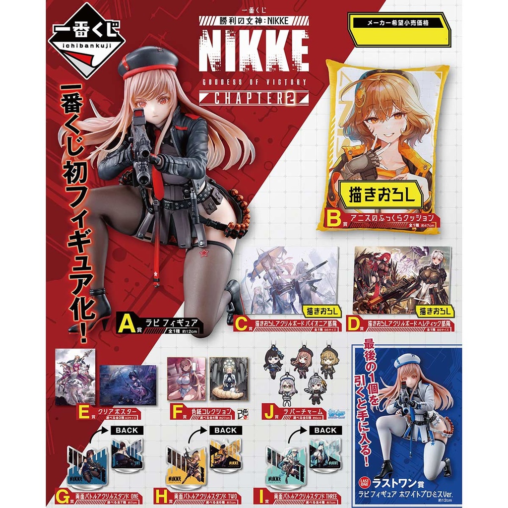 Ichiban Kuji - Goddess of Victory: Nikke Chapter 2 (Full ctn of 80 tickets) Image_2