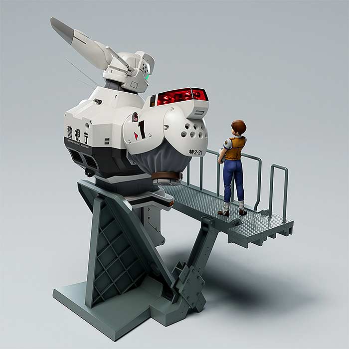 (PO) Mobile Police PATLABOR PLAMAX MF-75 minimum factory Machine Bust Collection Izumi Noa with Alphonse Image_3