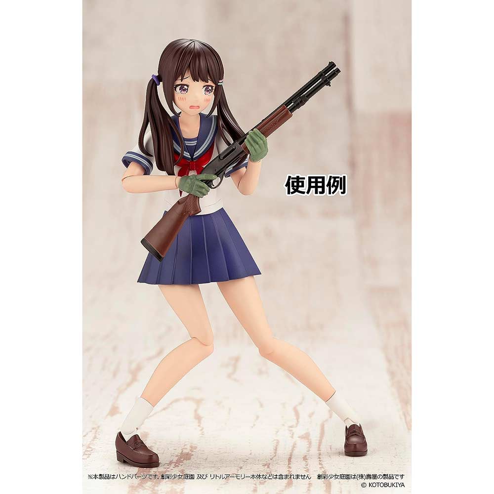 (PO) LittleArmory LAOP15 Tactical Gloves for Sousai Shojo Teien 2 Revolver Set (Green) Image_4