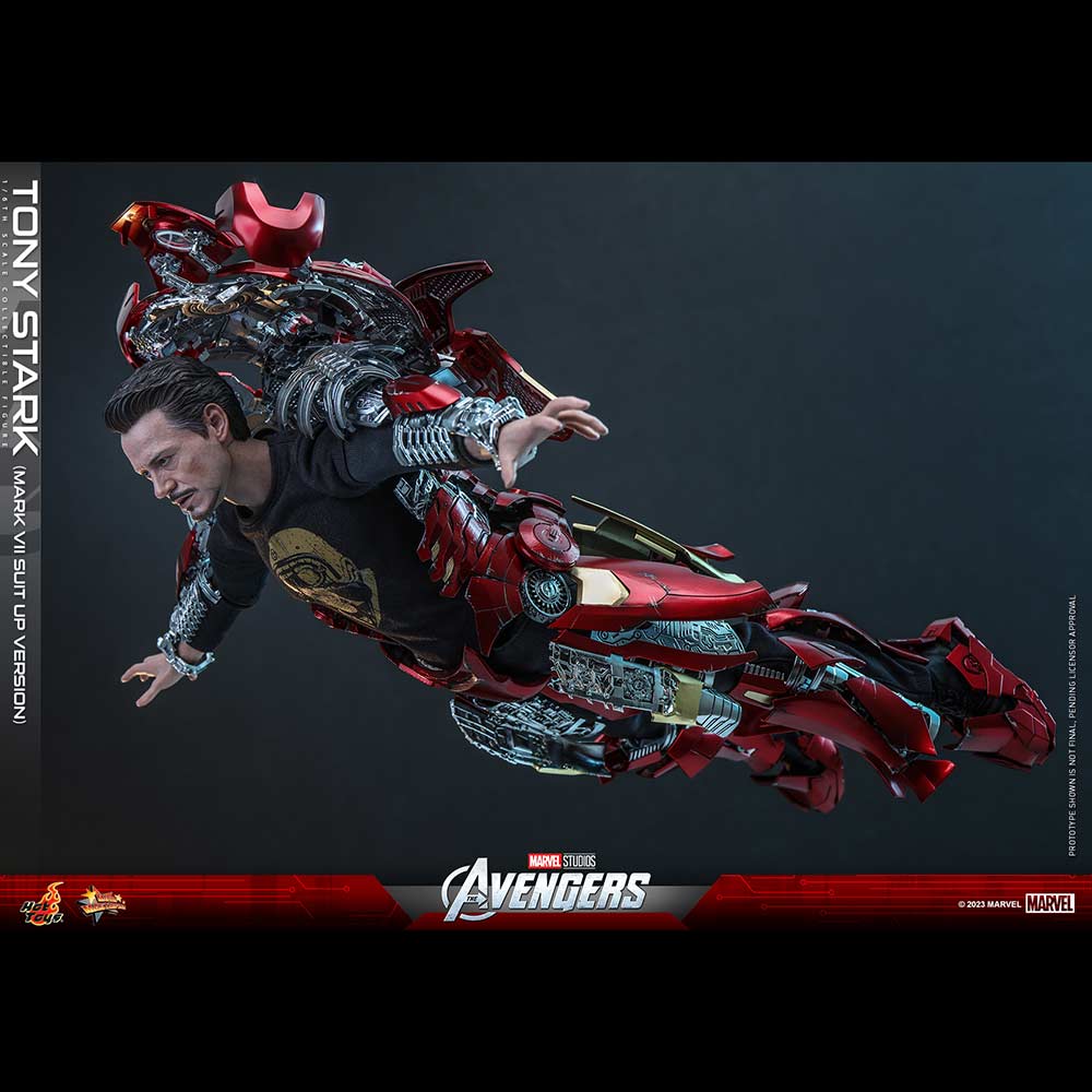(PO) Movie Masterpiece Series MMS718 - The Avengers - Tony Stark (Mark VII Suit Up Version) Image_7