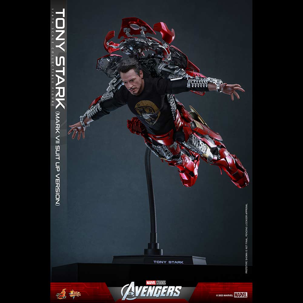 (PO) Movie Masterpiece Series MMS718 - The Avengers - Tony Stark (Mark VII Suit Up Version) Image_10