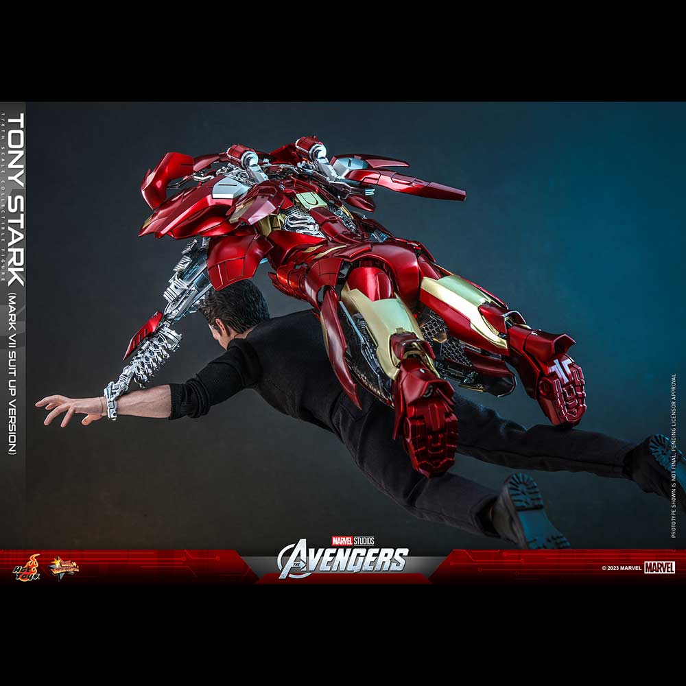 (PO) Movie Masterpiece Series MMS718 - The Avengers - Tony Stark (Mark VII Suit Up Version) Image_11