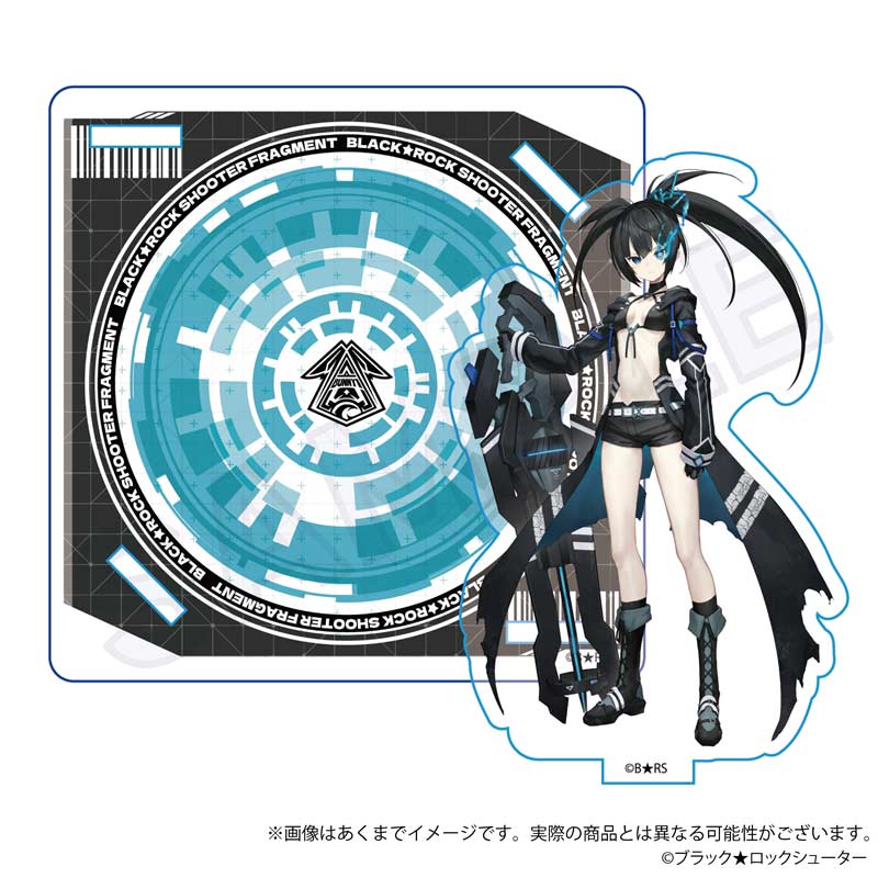 (PO) Black Rock Shooter FRAGMENT Acrylic Stand Coaster Elishka Image_1