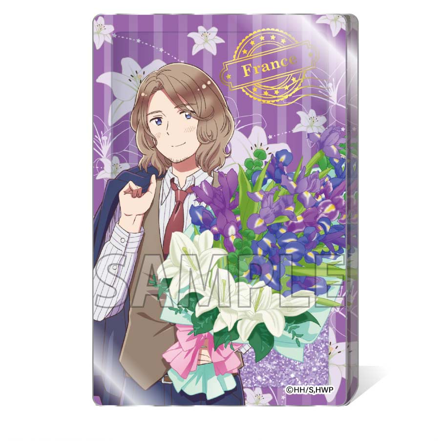 (PO) Hetalia World Stars Glitter Acrylic Block France Image_1