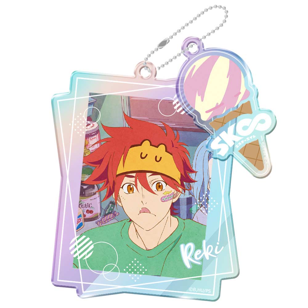 (PO) SK8 the Infinity Hologram Acrylic Key Chain A Reki Image_1
