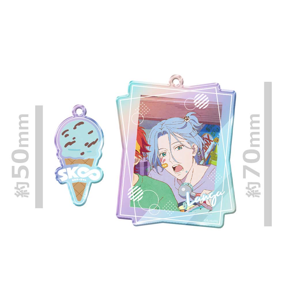 (PO) SK8 the Infinity Hologram Acrylic Key Chain B Langa Image_3