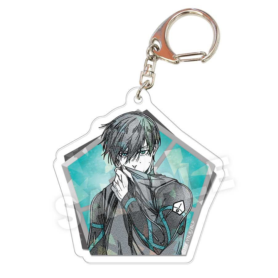 (PO) Blue Lock Sui-sai Touch Hologram Acrylic Key Itoshi Rin Image_1