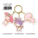 (PO) Sanrio Characters 3 Charm Key Chain My Melody & Kuromi & My Sweet Piano Image_1