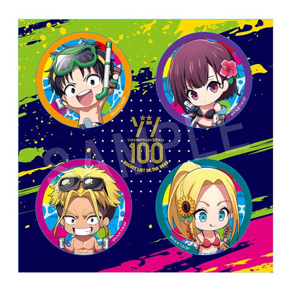 (PO) Zom 100: Bucket List of the Dead Can Badge Set Mini Character Ver. Image_1