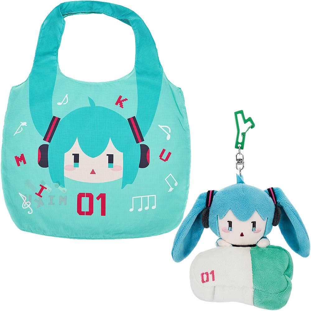 (PO) Character Vocal Series 01 Hatsune Miku Plushie Reusable Bag Image_2